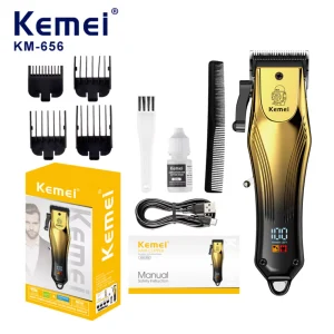Kemei KM-656 Professional Hair Clipper & Beard Trimmer
