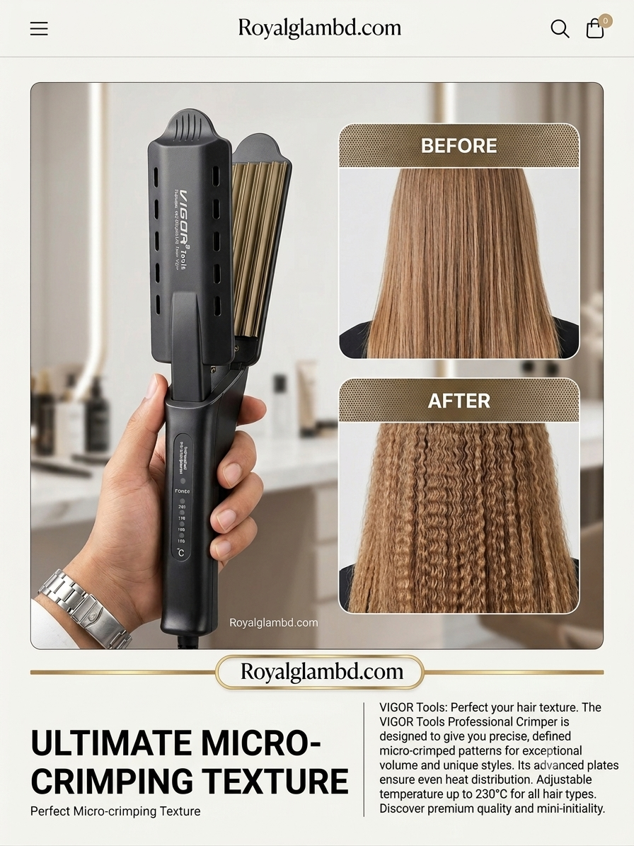 1784060281398 Vigor Professional Hair Crimper - Image 1