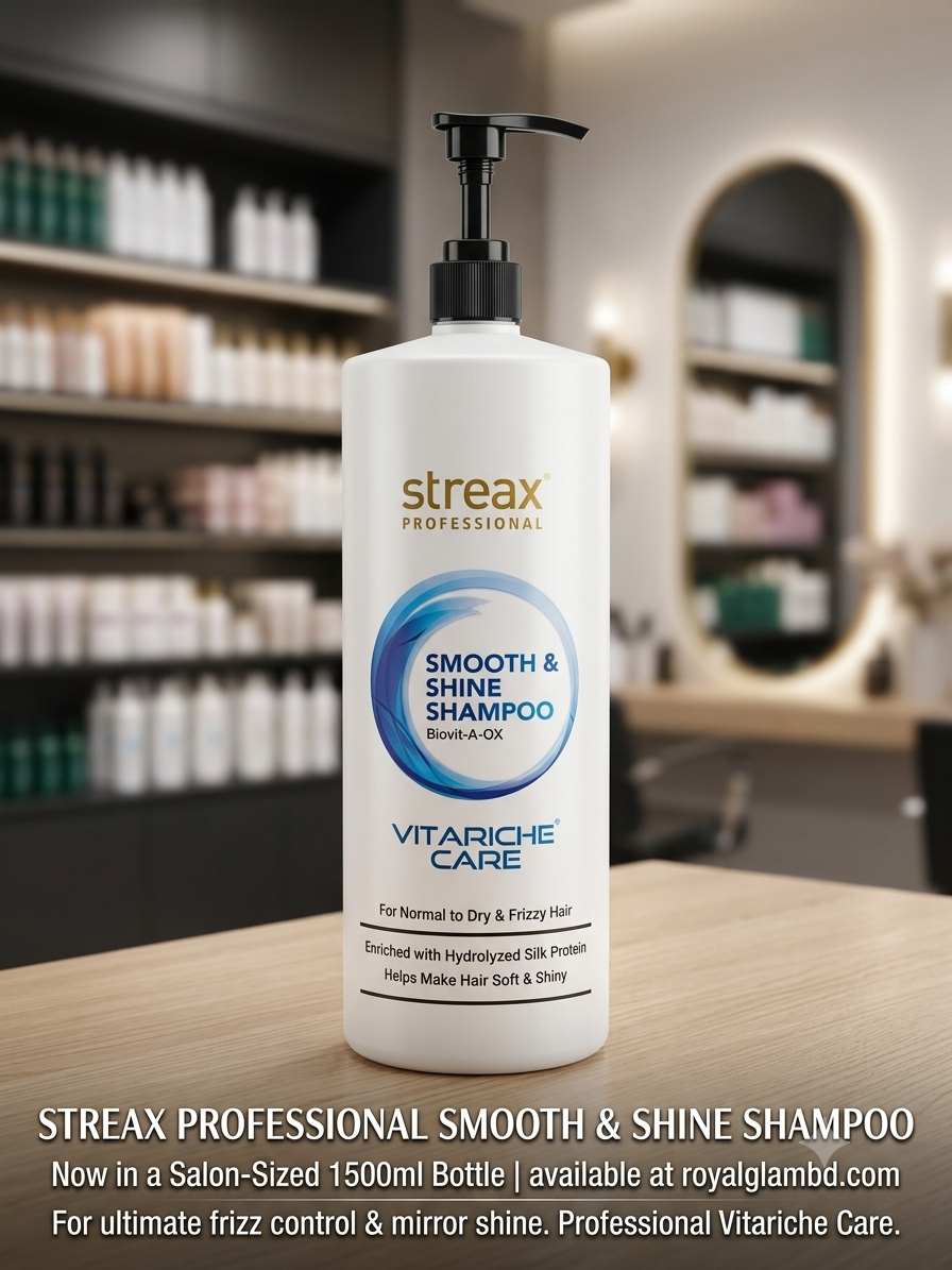1784130270266 Streax Professional Smooth & Shine Shampoo: Get Salon-Like Silky Hair - Image 1