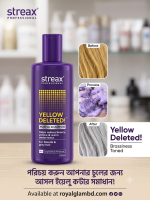 Streax Professional Yellow Deleted!™ Purple Shampoo