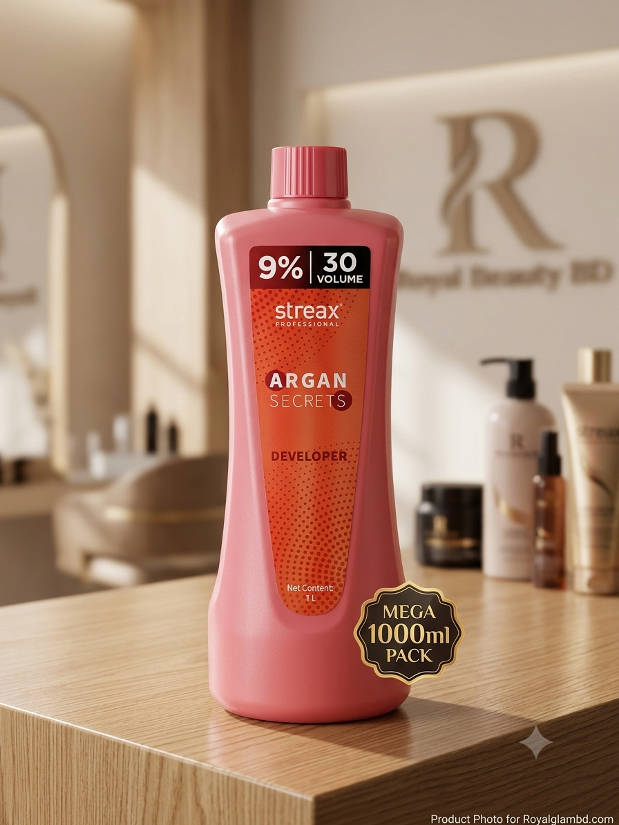 1784305637493 streax-professional-argan-secrets-developer-9% -30-volume-1000ml - Image 1