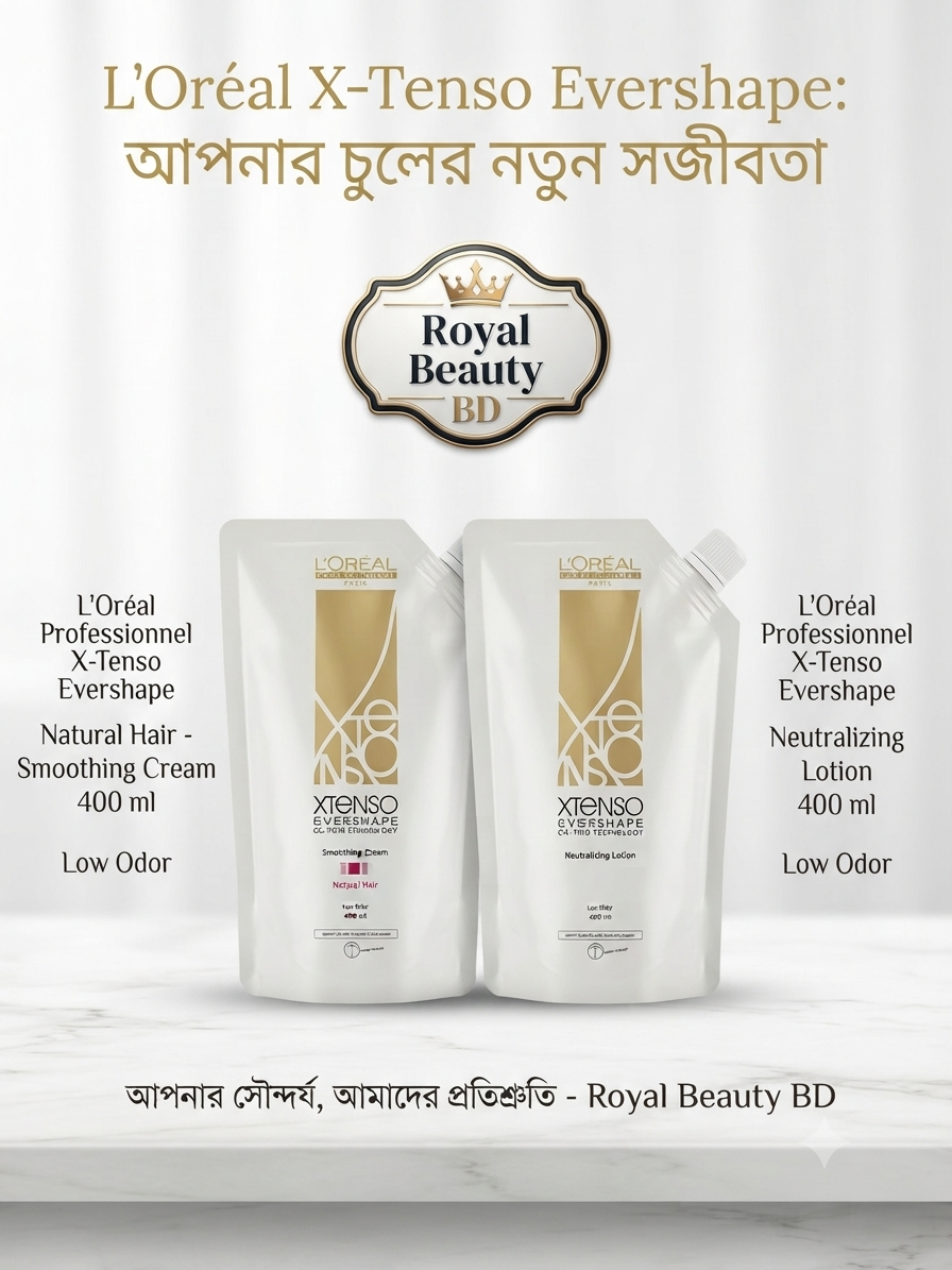 1784502036110 L'Oréal Professionnel X-Tenso Evershape Smoothing & Neutralizing Kit (400ml) - Image 1