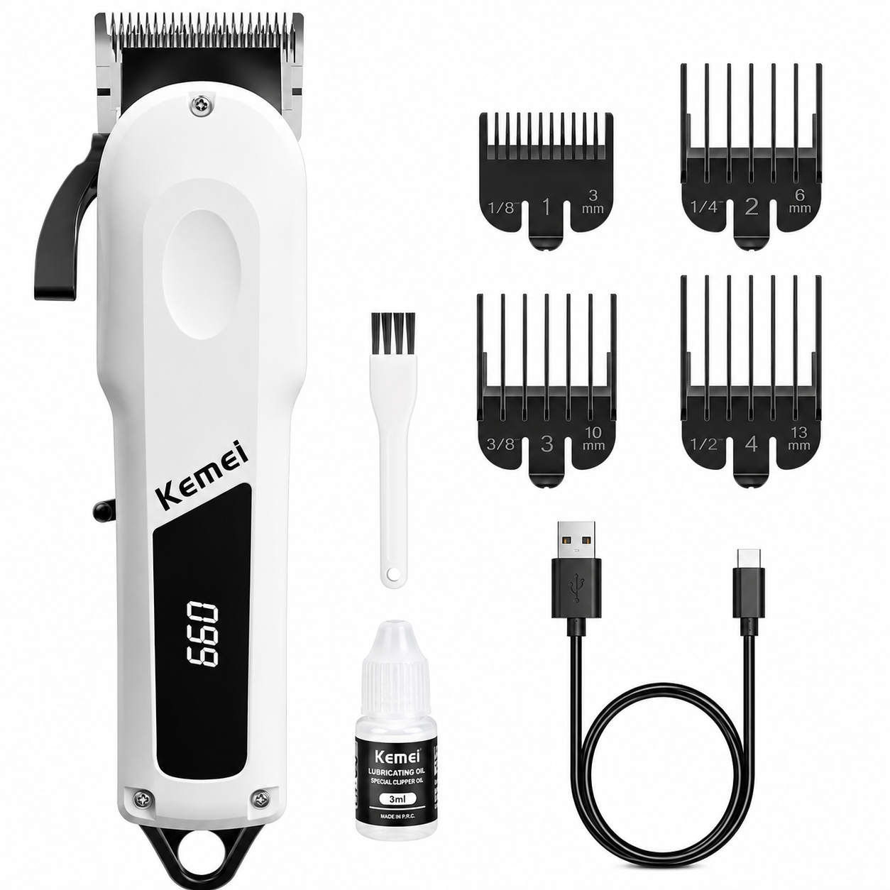 Kemei KM-807 Professional Hair Clipper & Beard Trimmer