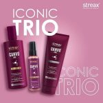 Streax Professional Canvoline Hair Straightening Range ICONIC TRIO shampoo