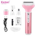 Kemei KM-6637 Multi-Functional 4-in-1 Shaver