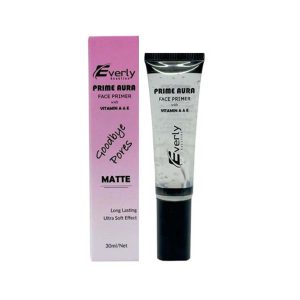 Everly Prime Aura Goodbye Pores Matte Long Lasting Face Primer