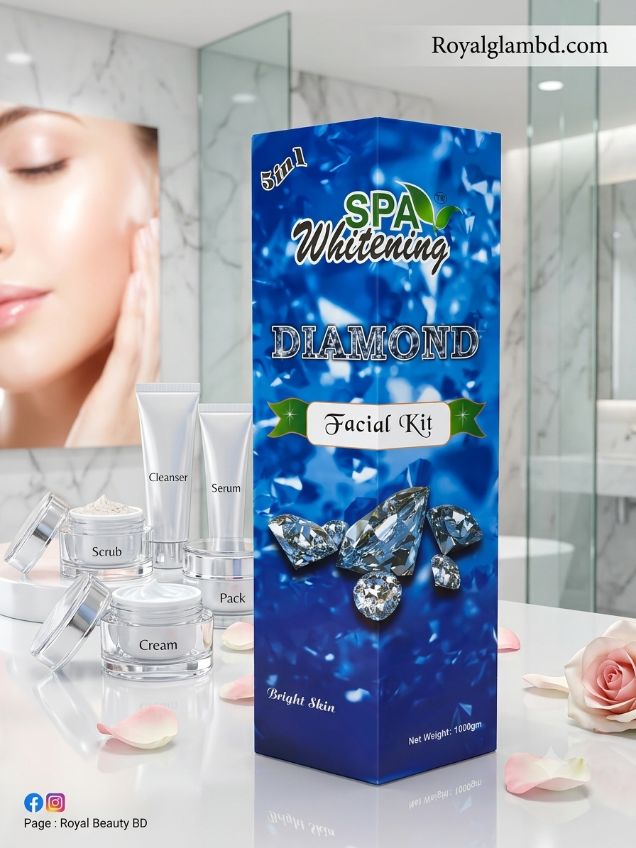 1785701594783 Spa Whitening Diamond Facial Kit (5 in 1) – 1000gm - Image 1