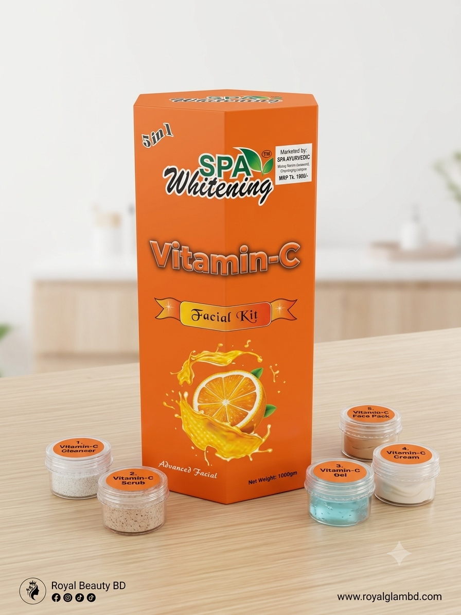 1785702398916 🍊 Spa Whitening Vitamin-C Facial Kit (5 in 1) – 1000gm - Image 1