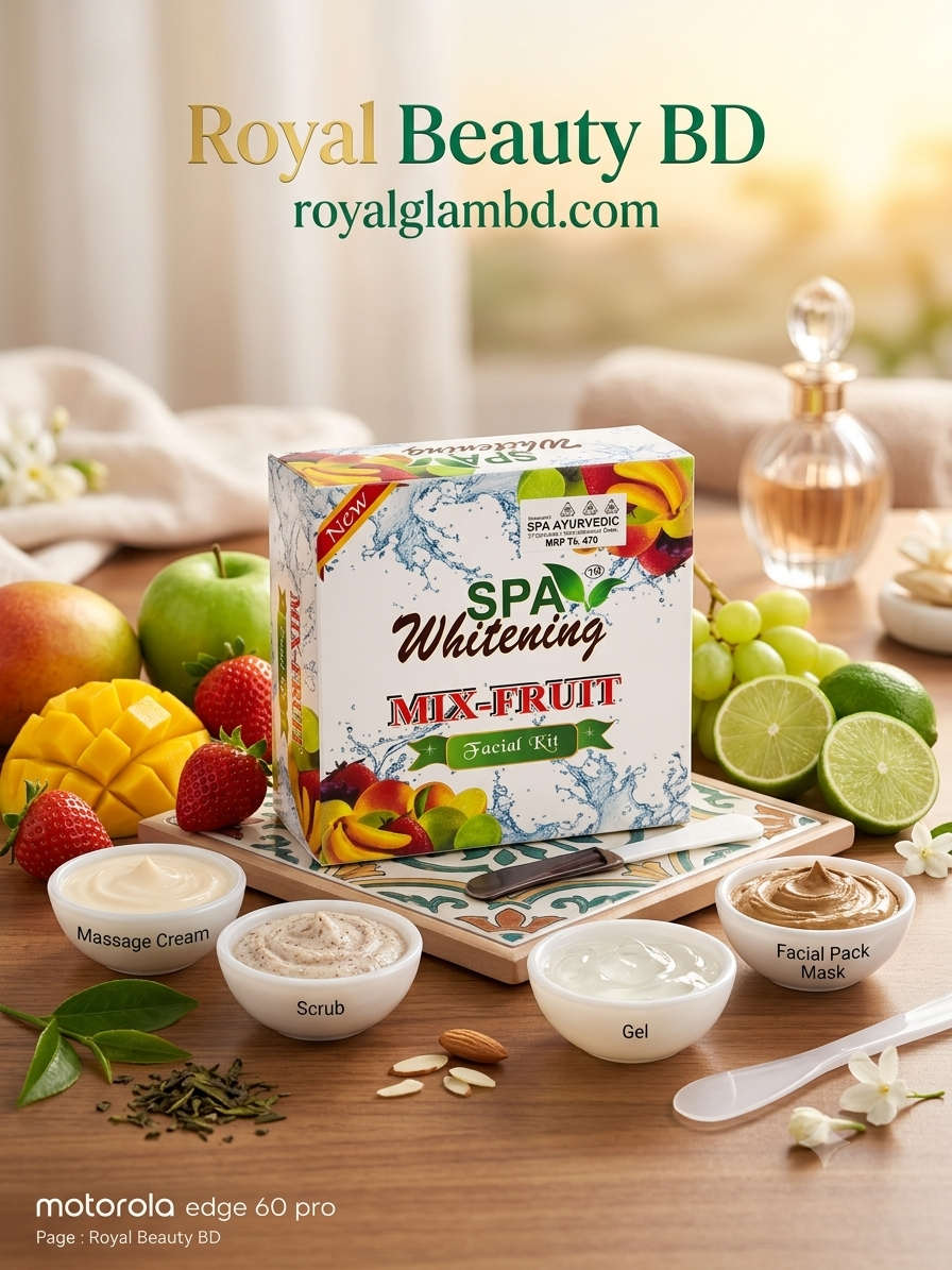 1785787427852 4in1 spa mixed Fruits facial kit - Image 1