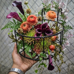 Royal Wire Hanging Flower Basket