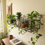 Hanging Balcony & Indoor Metal Planter Rack (Heavy Duty)