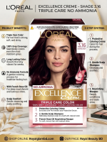 L'Oréal Paris Excellence Crème Hair Color (Shade: 3.16 Burgundy)
