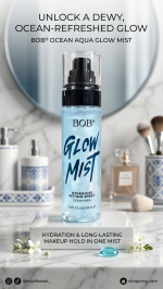 BOB Glow Mist Hydrating Setting Spray - Ocean Aqua (100ml)