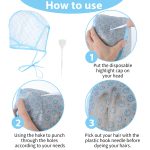 Reusable Silicone Hair Highlighting Cap with Hook Needle Set - Image 2