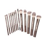 MAANGE 13 Pcs Professional Makeup Brush Set (Model: MAG25037) - Dark Brown / Coffee