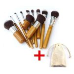 Beakley 11 Pcs Professional Eco-Friendly Bamboo Makeup Brush Set